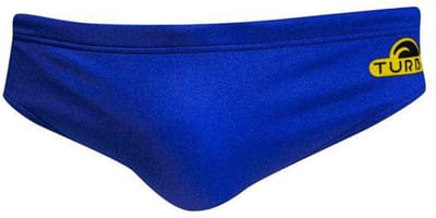 Turbo Basic Zwemslip Geel,Blauw 4XL Man