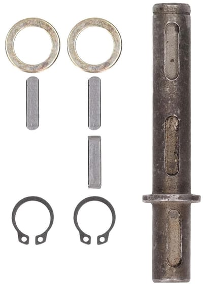 Dubbele Uitgangsas van 14mm, Alloy Staal Motoras voor RV30 Worm Reducer, Geschikt voor NMRV030 Worm Gear Versnellingsbak