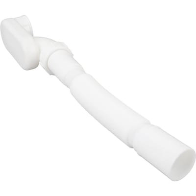 Tuyau d'évacuation de douche de baignoire PVC 1 1 2 Type P Extensible Anti-odeur Tuyau de drainage pour éviers lavabos white