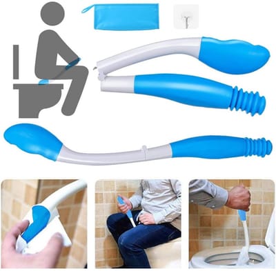 Toiletpapier Hulpmiddel - Opvouwbaar Comfortabel Afveeg Hulpmiddel Met Lange Reikwijdte - Afveeg Ondersteuning Voor Mensen Met Beperkte Mobiliteit
