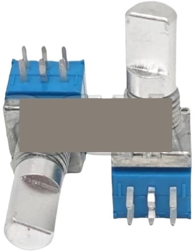 Variabele Weerstanden - Potentiometers - Elektronica Aanpassen - Dubbel Kanaal Ontwerp - 5 Stuks - Metaal