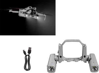 Mini 4 Pro Drone Zoeklicht - Oplaadbare Nachtlamp met 360° Rotatie en Meerdere Modi voor Nachtvluchten