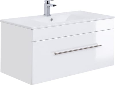 Wastafelkast Ivar Wit - Breedte 100 cm - Hoogte 49.7 cm - Diepte 47.5 cm