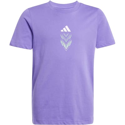 Adidas F50 Graphic T-shirt Met Korte Mouwen Paars 7-8 Years Kinderen