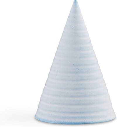 Kähler Design Glazed Cone - 15 cm - Licht Blauw