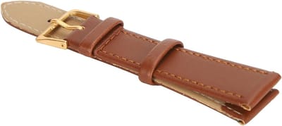 Duurzaam horlogebandje van PU-leer, 18mm bruin, met gespsluiting, vervangend bandje voor dagelijks gebruik en professionele toepassingen