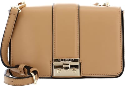 SEIDENFELT MANUFAKTUR Schoudertas Tuna Crossbody Bag Nude Bruine