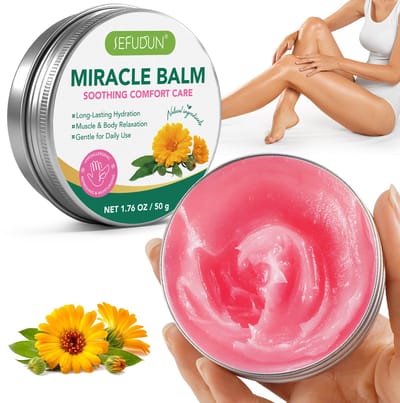 Sefudun Miracle Balm 50g | Verzorgende Balsem met Calendula, Arnica & Vitamine E | Langdurige Hydratatie · Spier & Lichaamsverzorging | Hypoallergeen · Alle Huidtypen