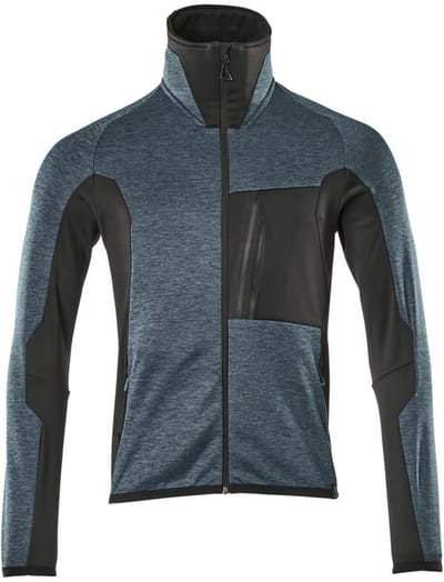 Mascot Advanced Fleecetrui met rits 17103-316 - donkerpetrol/zwart - 3XL