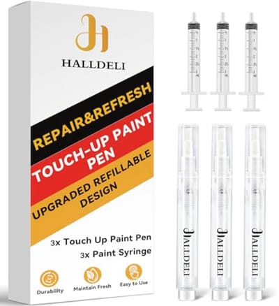 Navulbare lakstift voor wand- en meubelreparatie - 6 ml (4 pennen)