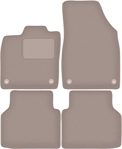 Beige velours vloermatten voor: Volkswagen ID.4 crossover (2020-)