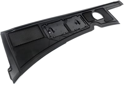 Waterdeflector Lade + Batterij Cover Veyrox - Zwart - Voor Audi A4/S4/RS4 Sedan B6/B7 (2001-2008)