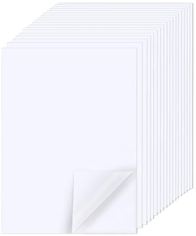 Set van 18 Dubbelzijdige Plakband van 29 x 21 cm voor Creatief Kaartmaken, Sterk en Duurzaam Plakmateriaal