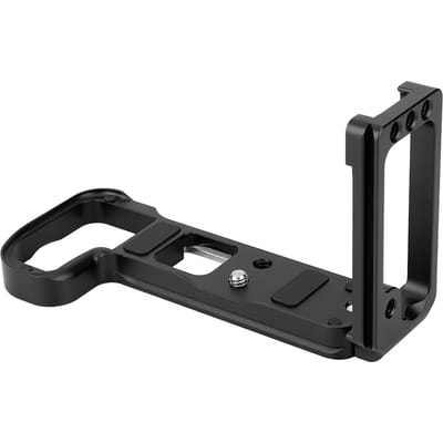 Poignée extensible en alliage d'aluminium en forme de L, plaque de dégagement rapide pour appareil photo Nikon Z7 Z6(noir ) noir