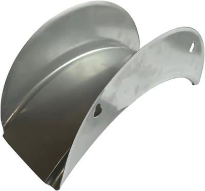 Tuinslanghouder - Slangrek Wandmontage - Tuin Opbergen - Massief Metaal - 27x11.5x11.5cm - Zilver