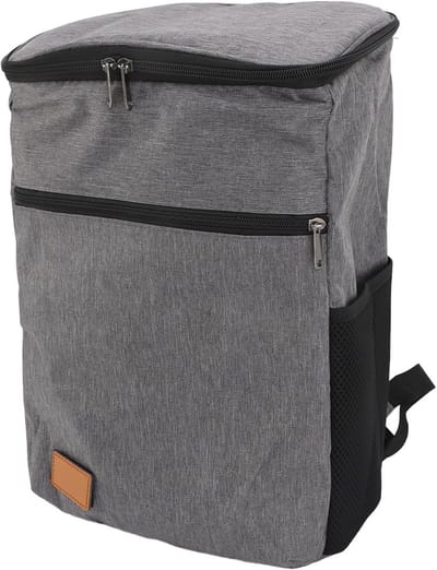 Grote Koeltas met Hoge Capaciteit, Waterdicht en Geïsoleerd, Ideaal voor Kamperen, Wandelen en Picknicks, Grijs