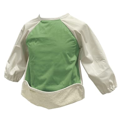 Smikkels – slab met mouwen S – rPET + badstof – dubbellaags – groen
