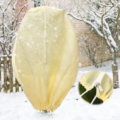 Unyqoos® Ademend en herbruikbaar plantenbeschermingsdoek voor winterse bescherming