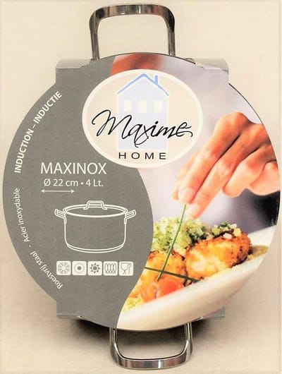 Kookpot inox dia.22cm - 4 liter