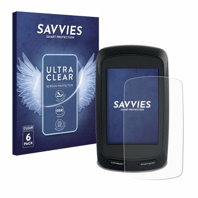 Savvies - Screenprotector voor Garmin Edge 800 - Folie Beschermfolie transparant 6 Stuks