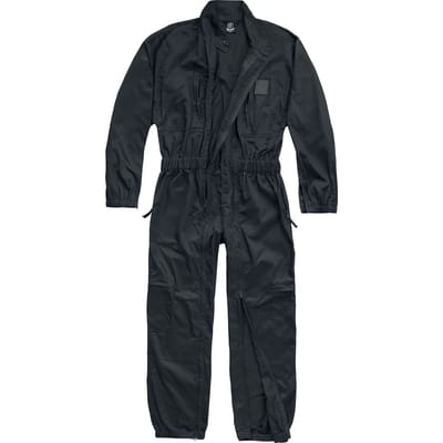 Brandit Overall - S tot 4XL - voor Mannen - zwart