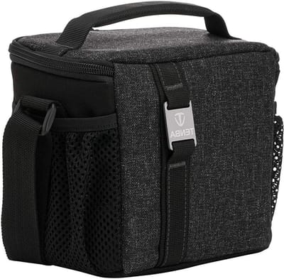 Schoudertas - Cameratas - Camera Vervoeren - Waterafstotend Materiaal - 7 Liter - Zwart