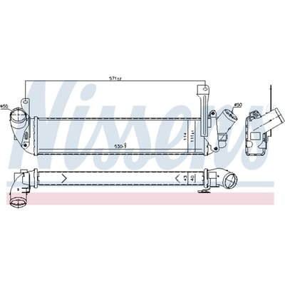 Intercooler NISSENS 96198