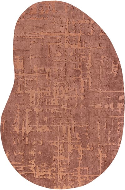 Wasbaar Binnen & Buiten Vloerkleed - 170 x 235 cm - Louis De Poortere Baobab Za Copper - Laagpolig Tapijt - Gerecycled PET - Made in Belgium - Circulair