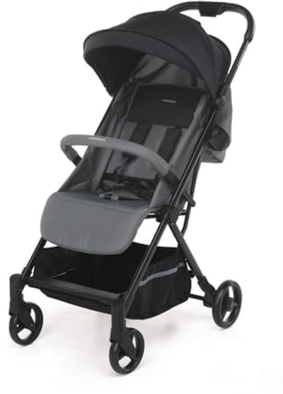 Compacte kinderwagen met 1-handsluiting en verstelbare rugleuning voor kinderen tot 15 kg