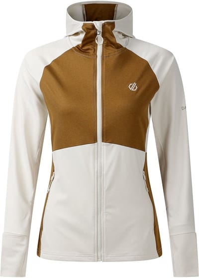 Dare2B Evolving III dames midlayer met capuchon en kleurblokken
