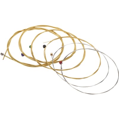Cordes de guitare acoustique Orphee TX630 (.011-.052) 75/25 Bronze Phosphoreux pour les Guitaristes Débutants beige