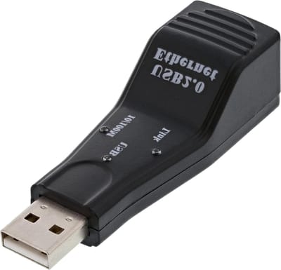 Netwerk Adapter - LAN Card - Internet Verbinding - 100 Megabit Snelheid - Zwart