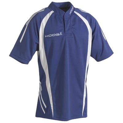 KooGa Teamkleding Childrens Unisex Sports Print/Panel Match Shirt (Koninklijk/Wit)