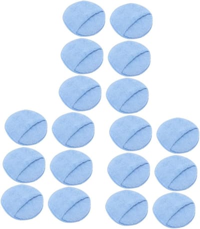 Autowas Applicator - Polijstpad Set - Auto Reinigen - Zacht Vezelmateriaal - 3 Sets - Blauw