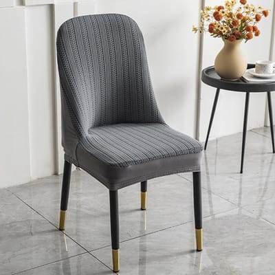 elastische stoelhoezen voor eetkamer boogstoel hoes rekbaar wasbaar afneembare keukenstoel hoezen beschermer 1-Pcs