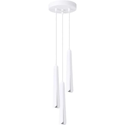 Sollux Lighting Hanglamp Prysm - G9 - wit - staal - 120x19.5x19.5cm