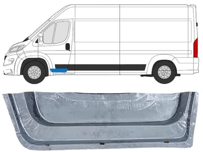 Reparatiepaneel voor deur binnen voor Opel Movano 2021-2026 / Links