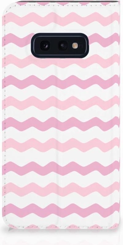 Samsung Galaxy S10e Hoesje met Magneet Waves Roze
