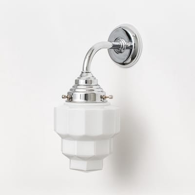Wandlamp Empire Curve Chroom - Art Deco Trade