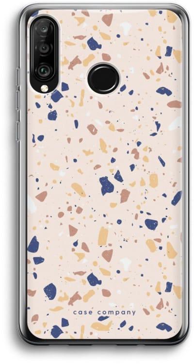 Case Company® - Hoesje geschikt voor Huawei P30 Lite hoesje - Terrazzo N°23 - Soft Cover Telefoonhoesje - Bescherming aan alle Kanten en Schermrand