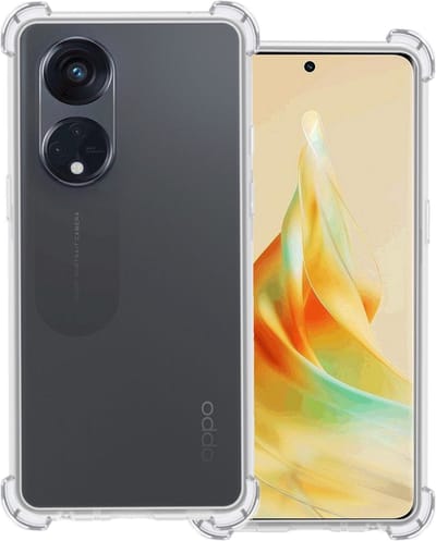 Hoesje Geschikt voor OPPO Reno 8T 4G - Sterk & Shockproof - Siliconen Case - Back Cover - Telefoon Hoes Shock Proof - Transparant
