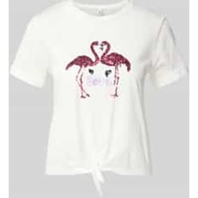 ONLY - ONLDORA S/S KNOT FOLD-UP TOP JRS Dames T-shirt
