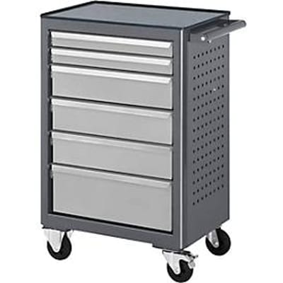 Verrijdbare werkbank 675, B 675 x D 450 x H 950 mm, metaal