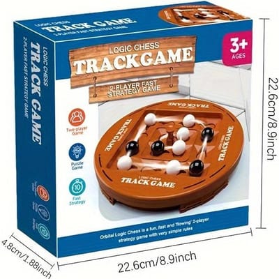 Jeu de piste d'échecs logiques pour deux joueurs, jeu de stratégie rapide, entraînement à la pensée, jouet stimulant l'intelligence pour enfants, divertissement de fête en famille blue