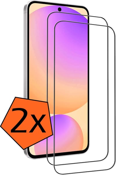 Screenprotector - 2 Stuks - Geschikt voor Samsung Galaxy S24 FE - Full Cover - Gehard Glas - Beschermglas - Tempered Glass - Screen Protector