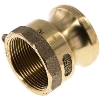 Camlock DN 40 (1 1/2'') Koppeling MessingRp 1 1/2'' met binnendraad Type A MIL-C-27487