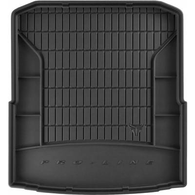 Premium Rubberen Kofferbakmat met Organizer Functie - Geschikt voor SKODA Superb III Liftback (2015-2023) - Hoogwaardig TPE - Geurloos - 5 cm Hoge Rand - Zwart