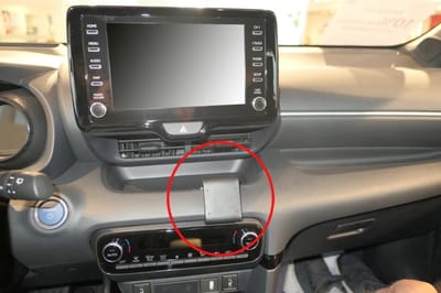 Brodit ProClip houder geschikt voor Toyota Yaris 2021-2023 Center Mount