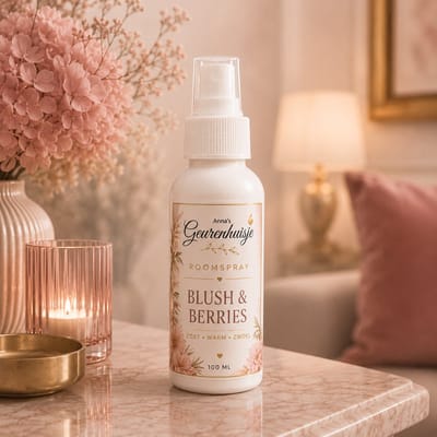Anna's Geurenhuisje - Roomspray - Blush & Berries - Geinspireerd op bekend parfum - Handmade - 100 ml - Dierproefvrij - Huisparfum