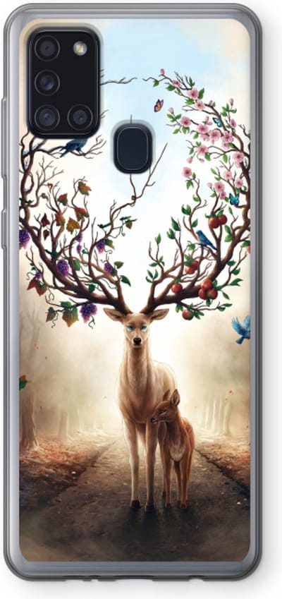 Case Company® - Hoesje geschikt voor Samsung Galaxy A21s hoesje - Seasons Change - Soft Cover Telefoonhoesje - Bescherming aan alle Kanten en Schermrand